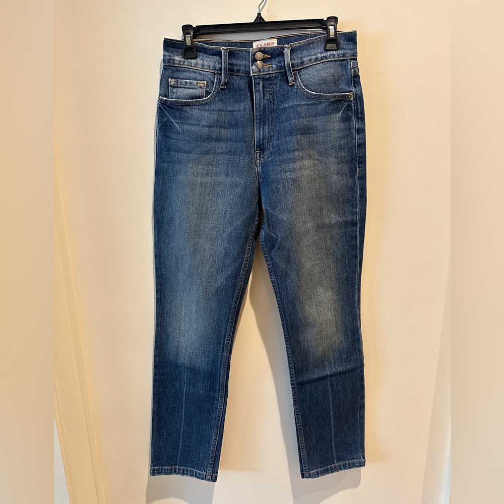 Frame Denim Le Sylvie Slender Straight Heritage Jean size 27
